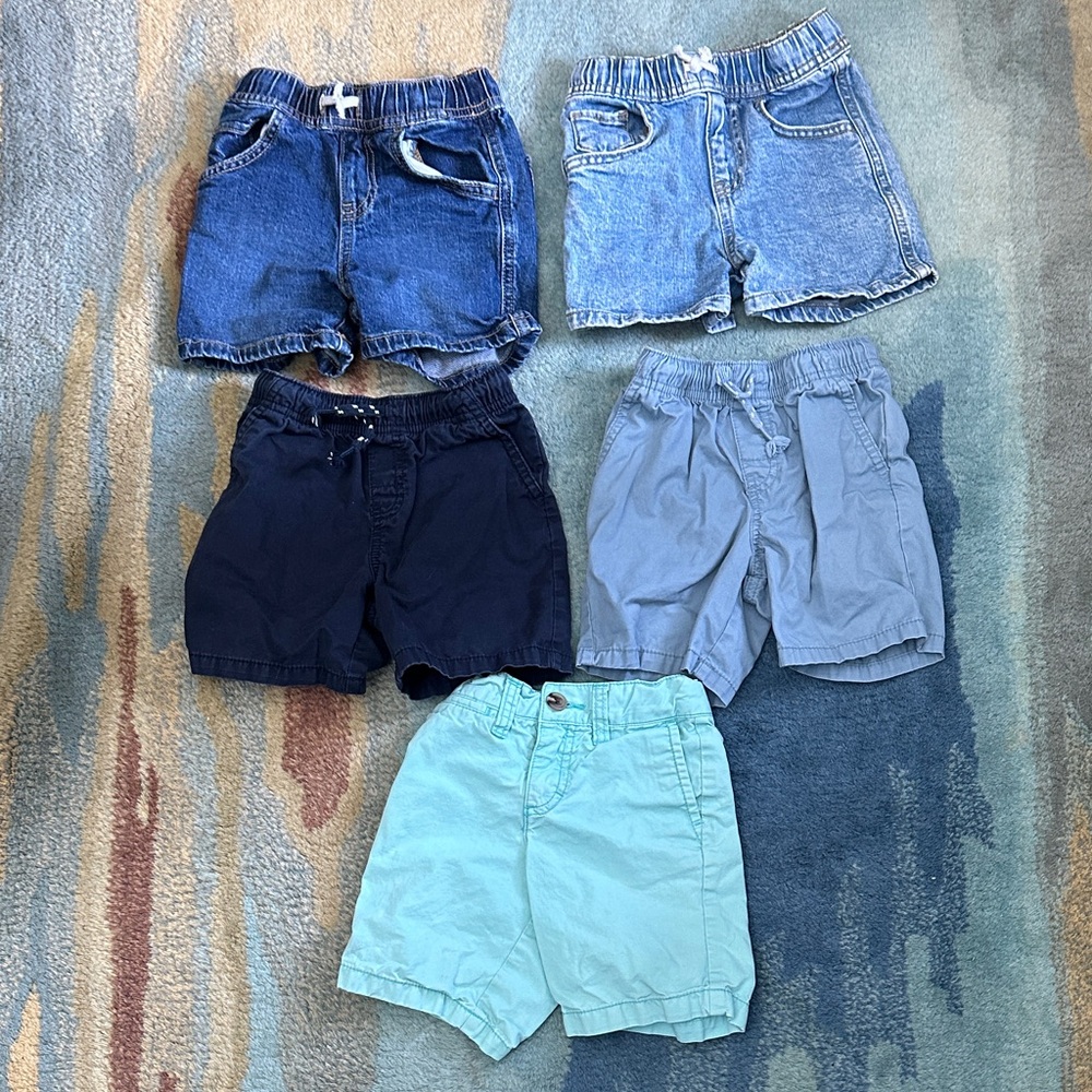 Cat & Jack Kids Shorts Collection - Denim, Navy, Light Blue, Aqua